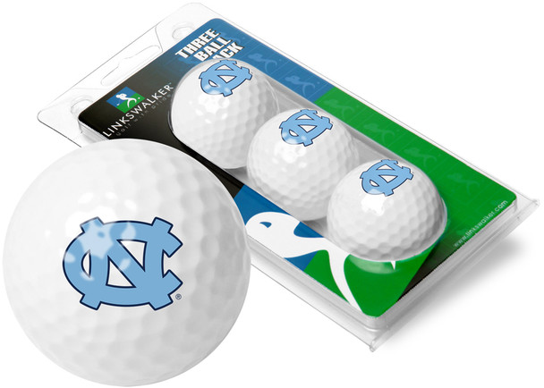 North Carolina  -  University Of - 3 Golf Ball Sleeve