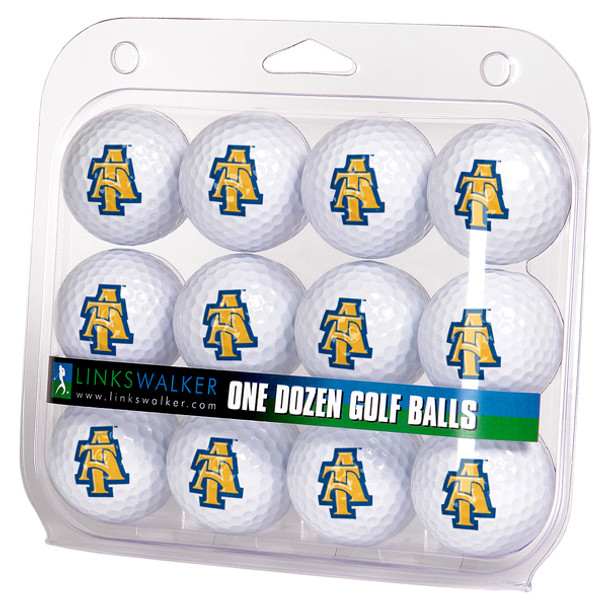 North Carolina A&T Aggies - Dozen Golf Balls