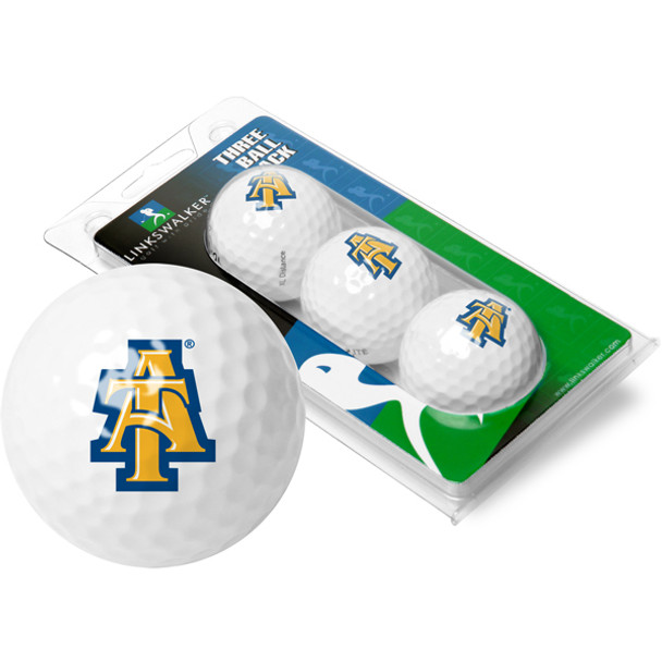 North Carolina A&T Aggies - 3 Golf Ball Sleeve