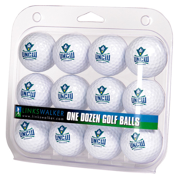 North Carolina Wilmington Seahawks - Dozen Golf Balls