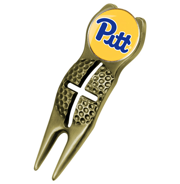 Pittsburgh Panthers - Crosshairs Divot Tool  -  Gold