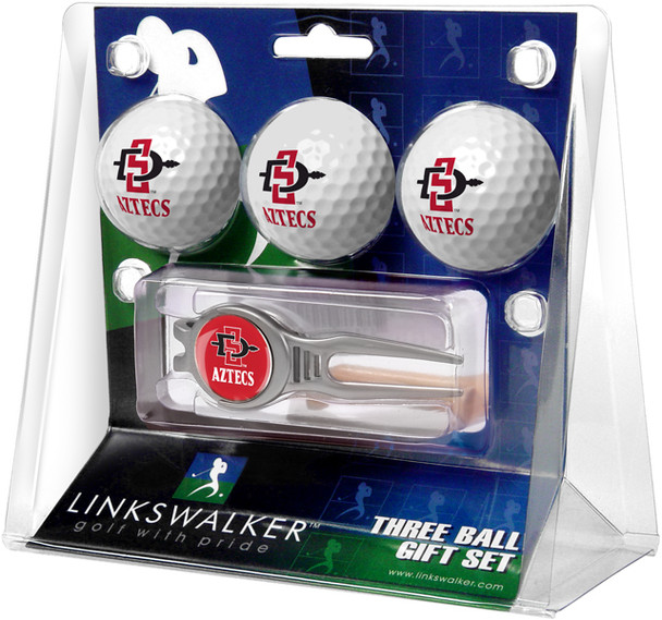 San Diego State Aztecs - Kool Tool 3 Ball Gift Pack
