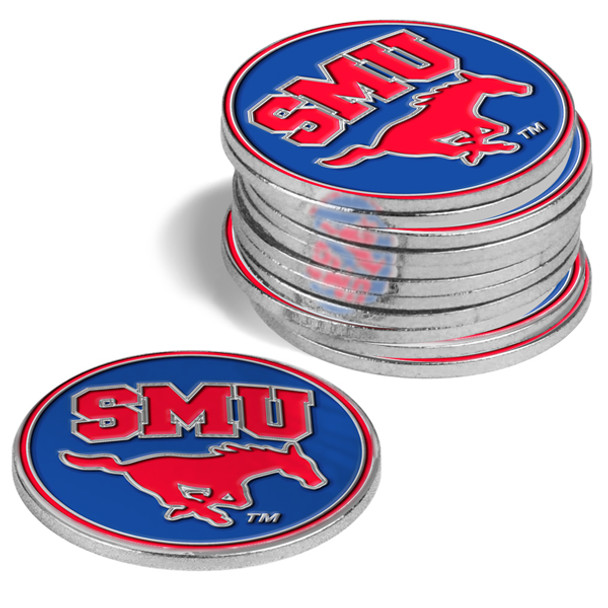 Southern Methodist University Mustangs - 12 Pack Ball Markers