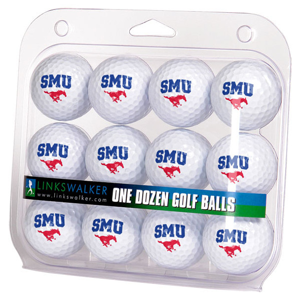 Southern Methodist University Mustangs - Dozen Golf Balls