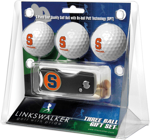 Syracuse Orange - Spring Action Divot Tool 3 Ball Gift Pack