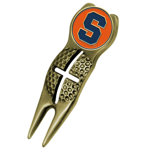 Syracuse Orange - Crosshairs Divot Tool  -  Gold