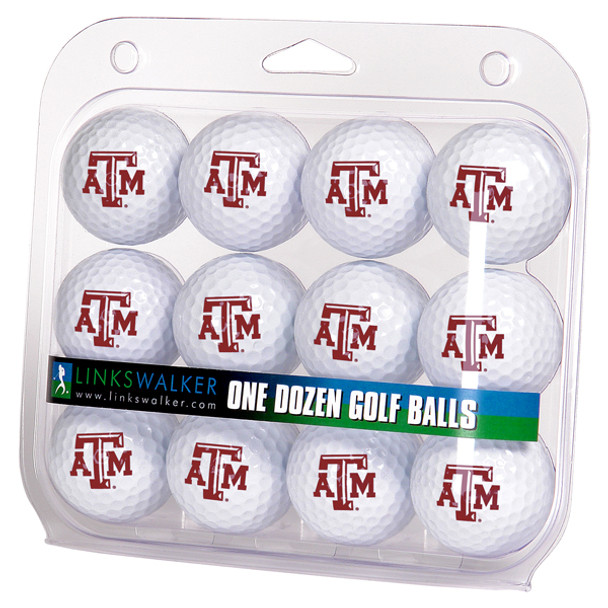 Texas A&M Aggies - Dozen Golf Balls