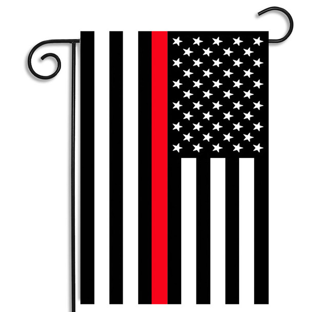 Thin Red Line US Garden Flag