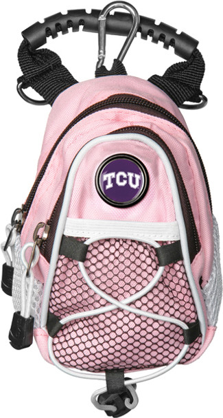 Texas Christian Horned Frogs - Mini Day Pack  -  Pink