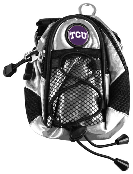 Texas Christian Horned Frogs - Mini Day Pack  -  Silver