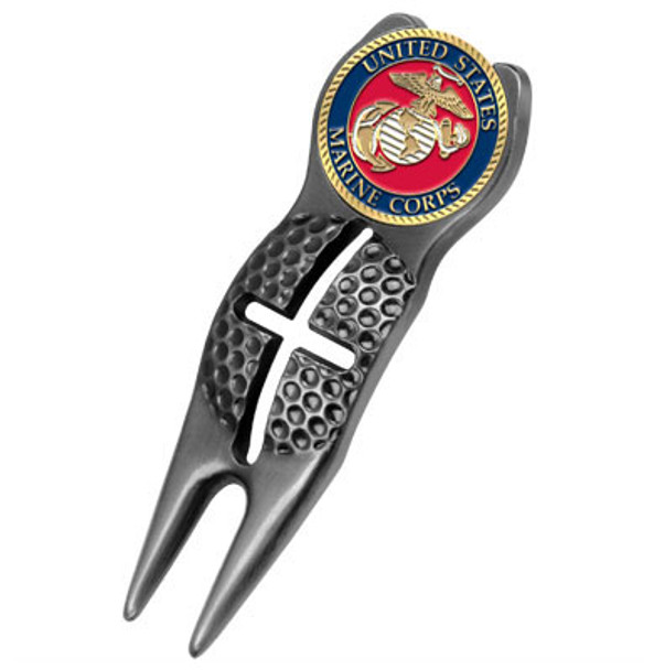 US Marines - Crosshairs Divot Tool  -  Black