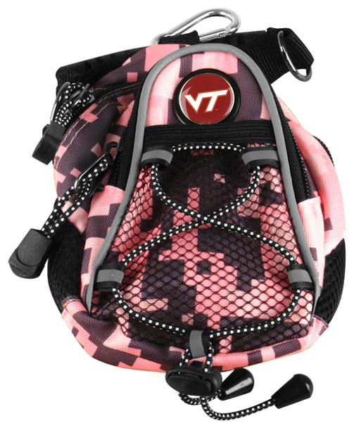 Virginia Tech Hokies - Mini Day Pack  -  Pink Digi Camo