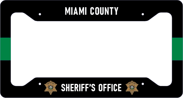 Miami Sheriff LICENSE PLATE FRAME