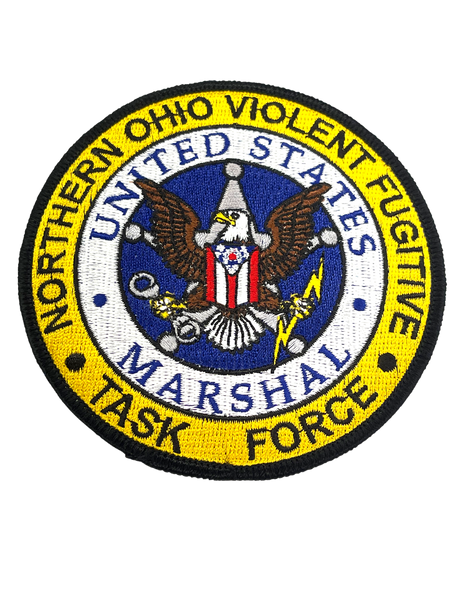 US MARSHAL NORTHERN OHIO VIOLENT TASK FORCE PATCH RARE