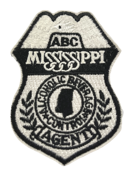 MISSISSIPPI ABC AGENT BADGE PATCH SILVER