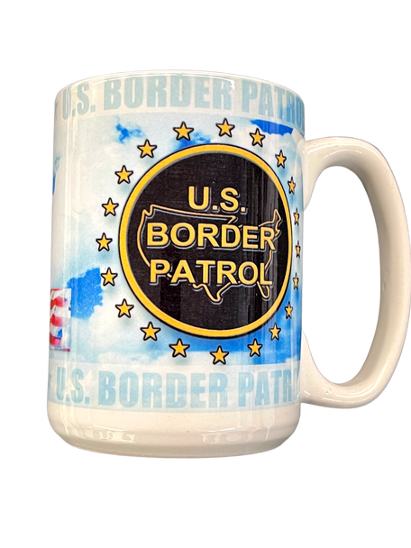 U.S. BORDER PATROL PATCH DESIGN MUG FREE SHIPPING