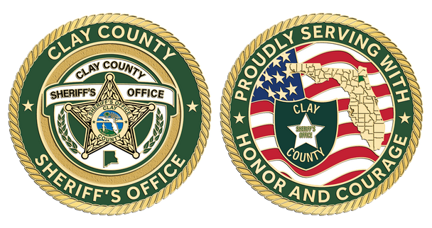 Clay Sheriff Agency 2.25" Coin