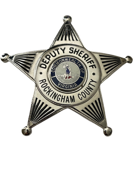 DEPUTY SHERIFF ROCKINGHAM  COUNTY  STAR BADGE VA