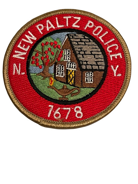 NEW PALTZ NY POLICE PATCH SMALL