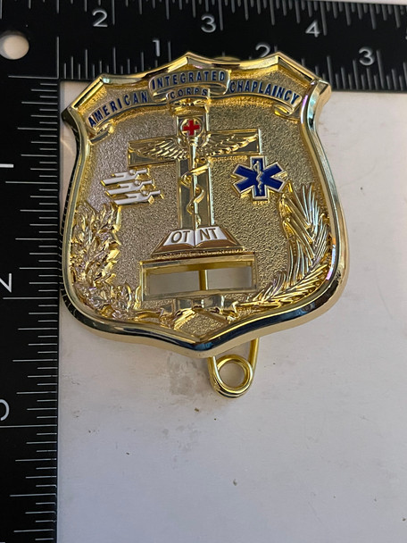 AMERICAN INTEGRATED CHAPLAINCY CORPS. BADGE RARE 