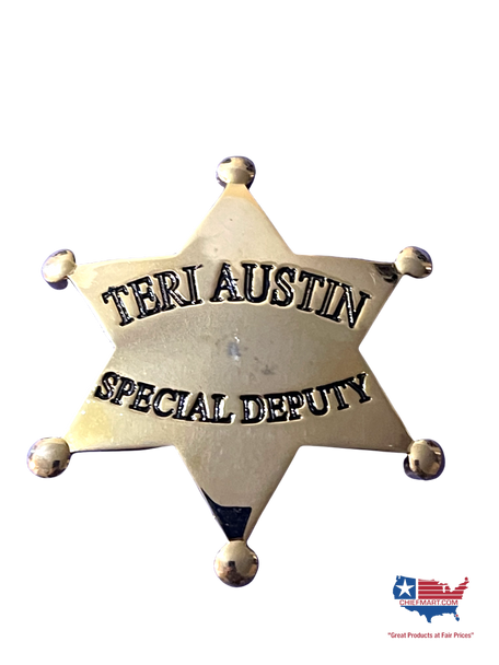 SPECIAL DEPUTY STAR BADGE TERRI AUSTIN 

12-21