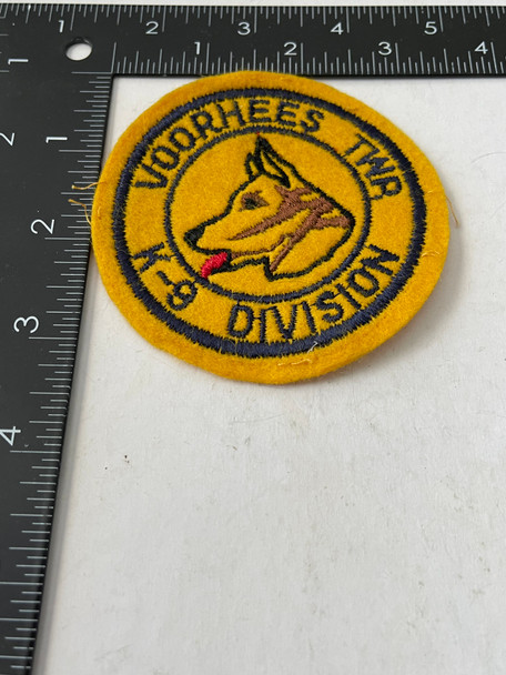 VOORHEES TWP NJ POLICE K-9 DIV. PATCH