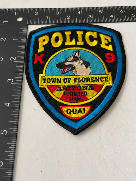 FLORENCE POLICE AZ K-9 QUAI PATCH