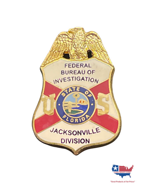 FBI JAX DIV.  FL LAPEL PIN