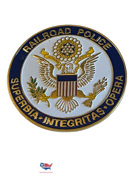 RAILROAD POLICE  FLAT BADGE