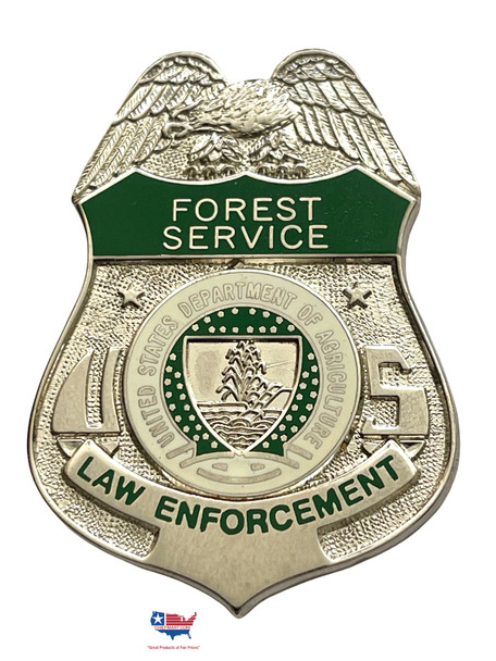 FOREST SERVICE LAW ENFORCEMENT FLAT EMBLEM