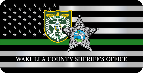 Wakulla Sheriff LICENSE PLATE