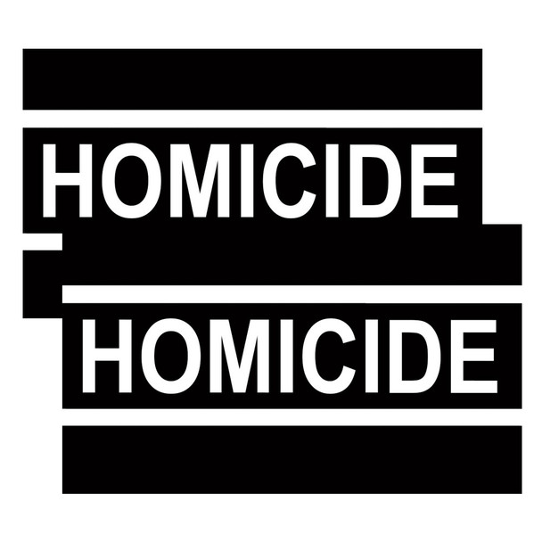 Homicide Police Decals