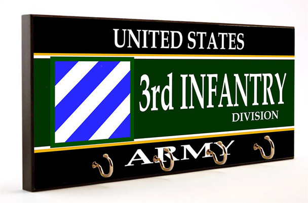 US Army Third Infantry Division Key Hanger