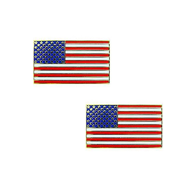 American Flag Lapel Pin Package of Two