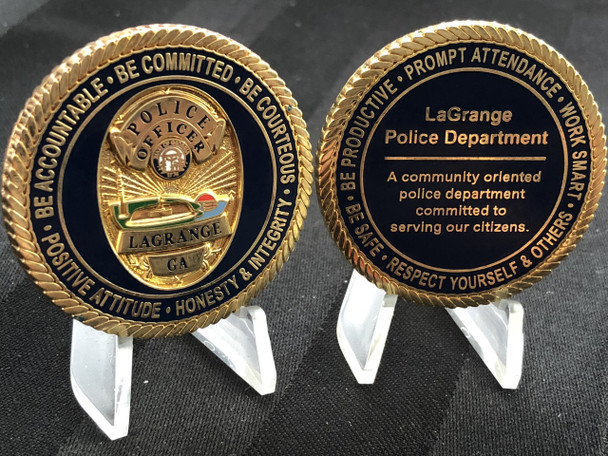 LAGRANGE GA POLICE CHALLENGE COIN