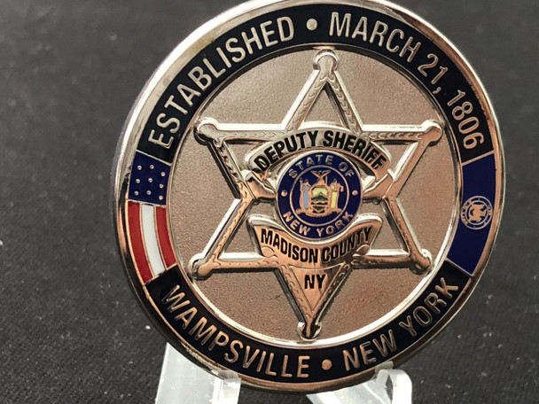 MADISON CTY SHERIFF NY STOP DWI COIN