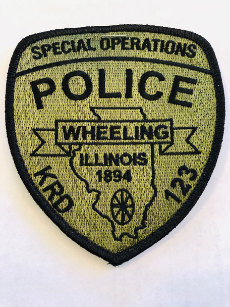 WHEELING IL POLICE SPECIAL OPERATIONS PATCH
