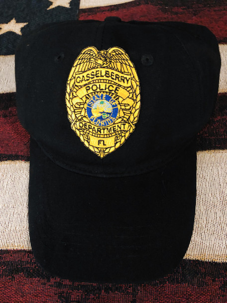 CASSELBERRY POLICE HAT GOLD