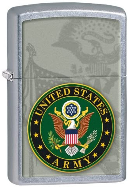 Zippo US Army Chrome Lighter FREE SHIPPING!
