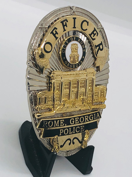 ROME POLICE GEORGIA OFFICER BADGE