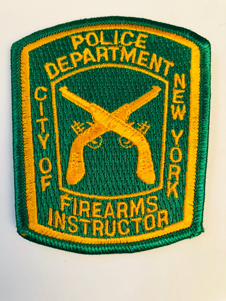 CITY OF NEW YORK POLICE DEPARTMENT FIREARMS INSTRUCTOR PATCH