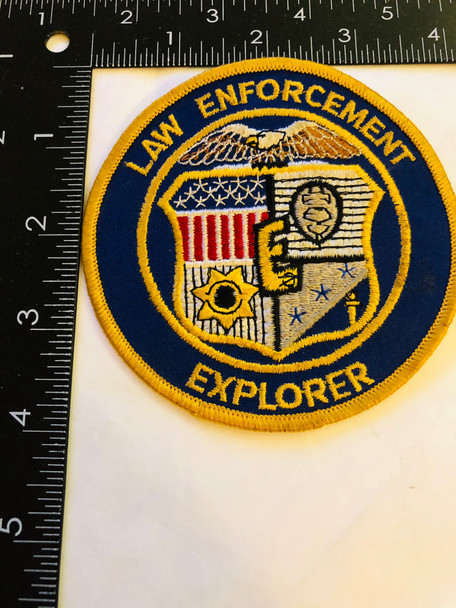 LAW ENFORCEMENT EXPLORER PATCH