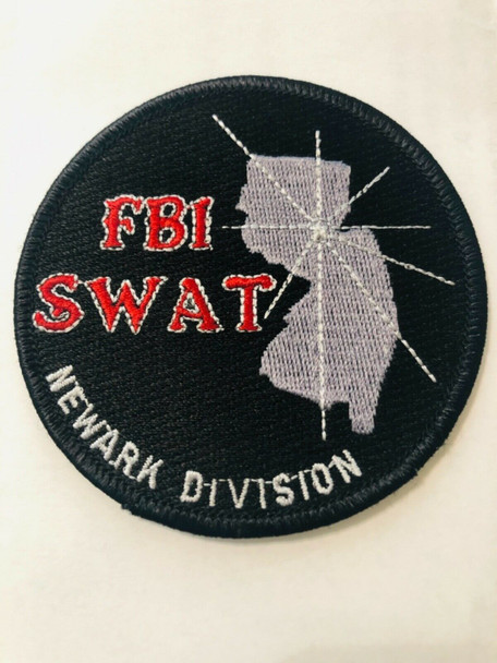 FBI SWAT NEWARK BLACK PATCH