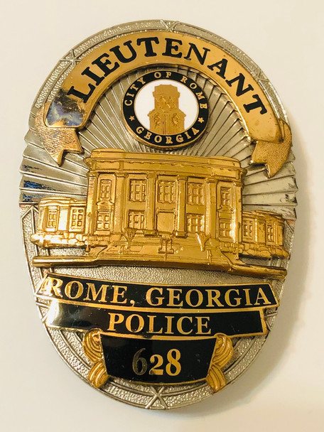  ROME POLICE GEORGIA LIEUTENANT BADGE