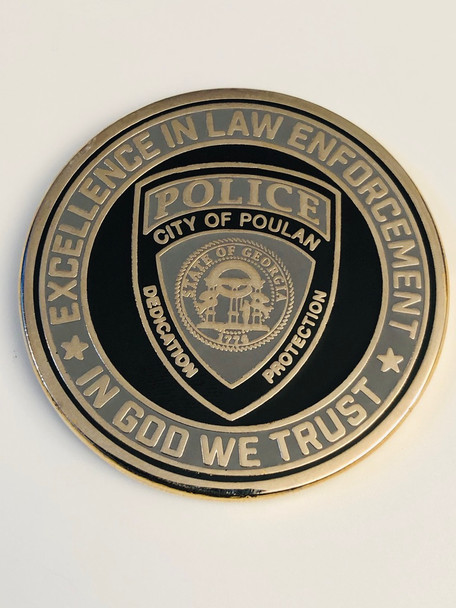 POULAN POLICE GEORGIA COIN POULAN POLICE GEORGIA COIN