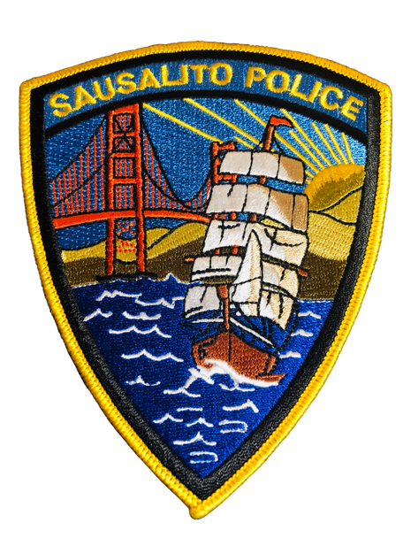 SAUSALITO CA POLICE PATCH