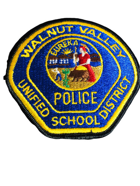 WALNUT VALLEY CA SCHOOL POLICE PATCH