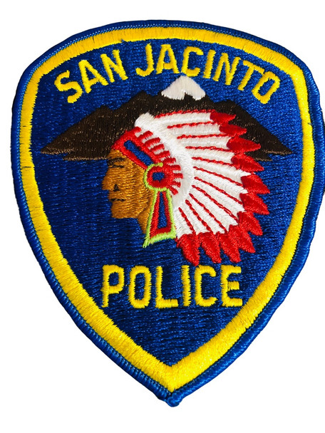 SAN JACINTO CA POLICE PATCH