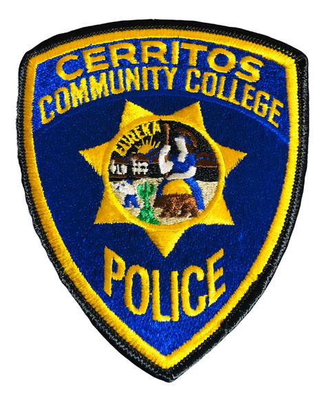 CERRITOS CA COLLEGE POLICE PATCH