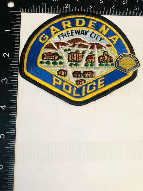 GARDENA POLICE CA PATCH